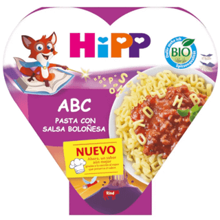 HiPP Bio menuer Bogstavpasta med bolognesesauce fra 1 år 73.44 DKK/1 kg (6 x 250.0g)