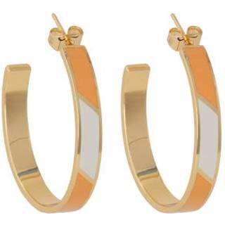 Striped Candy Earrings 35mm - Set of 2 pcs
