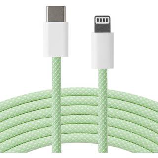 Xceed Braided USB-C til Lightning Kabel PD 60W - 2m - Grøn