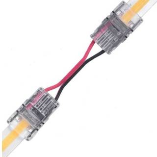 Samler med ledning til LED strip - 10mm, COB, enkeltfarvet, IP20, 5V-24V