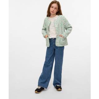 VERO MODA GIRL Quiltet Jakke Ditsy Cloud Dancer Ditsy