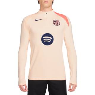 Maskinstrikket FC Barcelona Strike Third Nike Dri-FIT Total 90-fodboldtræningstrøje til mænd - Orange - L