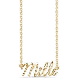 Studio Z navnekæde i guldbelagt - MILLE