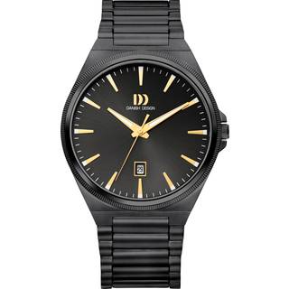 Danish Design IQ96Q1303 Herren-Armbanduhr Quarz DKx Pro Grau/Goldfarben