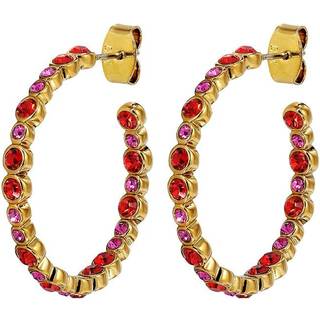 DYRBERG/KERN NANDITA ØRERING 470141 (Gold, Red, ONESIZE)