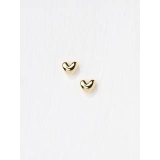 Fat Face FatFace Gold Tone Heart Stud Earrings