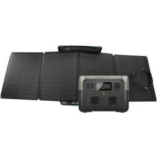 EcoFlow startsæt med RIVER 2 Max og solpanel, 110W