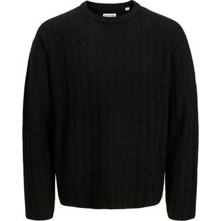 Jack & Jones Bradley Carter Knit Crew Neck Black
