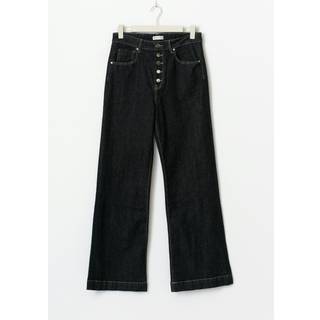 Gina Tricot-Tailored flare tall jeans-Highwaist jeans-Blå-32-Dame