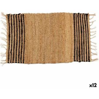 Tæppe Gift Decor Sort Natur 60 x 90 cm (12 enheder)