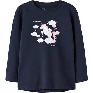 NAME IT Bluse Vix Navy Blazer Happy Unicorn