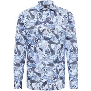 SLIM FIT Shirt in blue printed