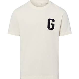 Gant GANT Cream Preppy G Logo Cotton T-Shirt
