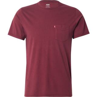 Levis Original Classic Pocket T Shirt Burgundy