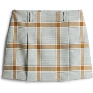 Houndstooth Check Mini Skirt