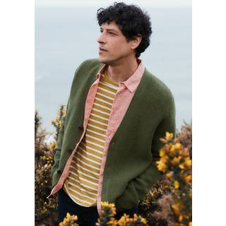 Seasalt Cornwall Seasalt Cornwall Green Mens Scotts Quay Cardigan