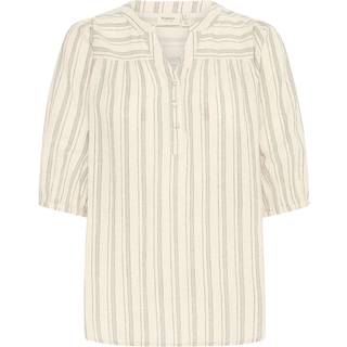 Bobbi Bluse, Iceberg Green Art Stripe, L