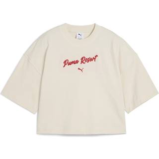 PUMA PREMIUM Essentials Oversized Graphic Tee Women, Clothing, Alpine Snow, M - Alpine Snow - M