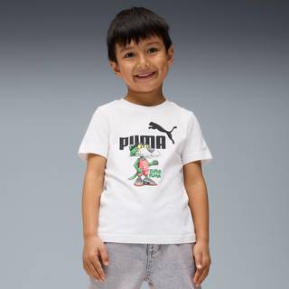 Super PUMA Graphic Tee Kids, Clothing, White, 4-5Y - White - 4-5Y