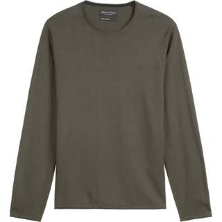 Marc O'Polo Herren Pullover braun unifarben