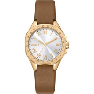 DKNY DK1L013L0025 Damenuhr Brooklyn Mini Light Brown 30mm 5ATM