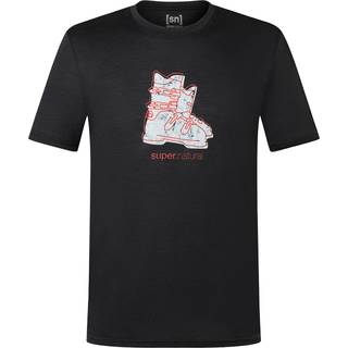 super.natural Lets Shoe Tee Merino-shirt Herrer størrelse L farve sort
