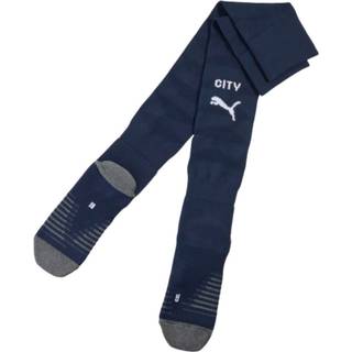 PUMA Manchester City 25/26 Socks Men, Clothing, Deep Navy/White, 39-42 - White - 39-42