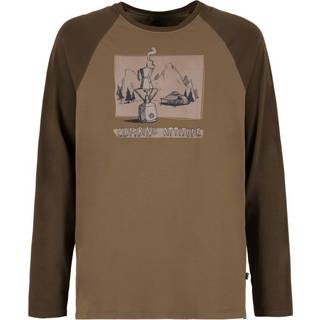 E9 Long Coffee Longsleeve Herrer størrelse L farve brun