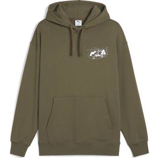 FUTURE.PUMA.ARCHIVE Relaxed Graphic Hoodie Unisex, Clothing, Loden Green, L