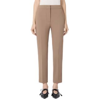Max Mara Pegno cropped jersey pants - brown - XL