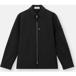 Stone Island Soft Shell Shirt Jacket Black
