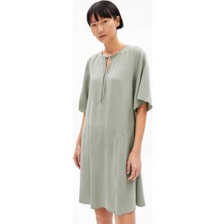 ARMEDANGELS Women's Maaholina Lino Kjole Damer størrelse XL farve grå
