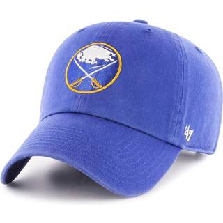 47 NHL Team Color Alternativt primært logo Oprydning Justerbar CAP DAD Hat Voksen One Størrelse passer til alle - Buffalo Sabres Blue