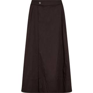 Co'couture Cottoncc Crisp Midi Skirt Nederdele 34151 83-Mocca (XSMALL)