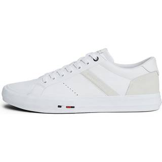 Leather Mixed Texture Trainers
