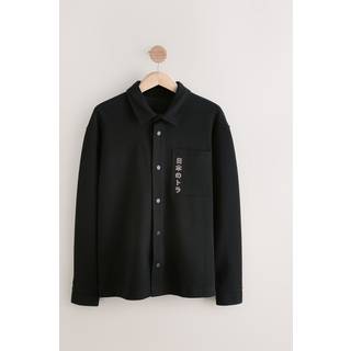 Next Broderet grafisk Shacket Tryk - Stor