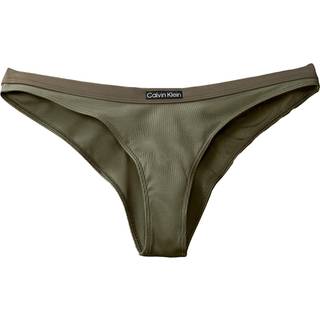 Dipped Bikini Bottoms - CK Rib - Green - XS