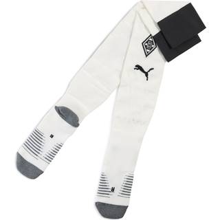 PUMA Borussia MÃ¶nchengladbach 25/26 Socks Men, Clothing, Warm White/Black, 39-42 - Black - 39-42