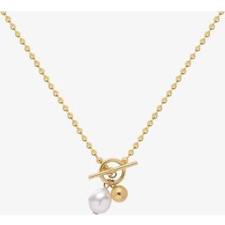 Muun Studios Toggle Lock Halskæde 18K Guldbelagt H040 - Guld - Onesize