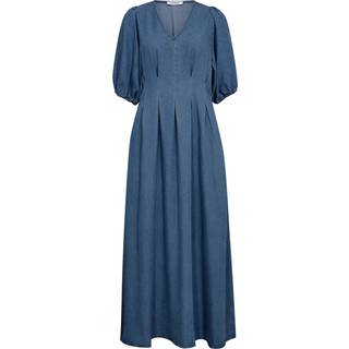 Co'couture Denimcc Pleat Dress Kjoler 36535 552-Denim Blue (MEDIUM)