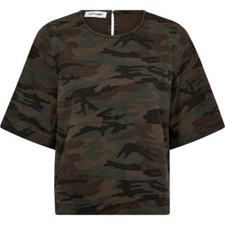 Co'couture Camoucc Denim Blouse Bluse 35909 77-Camouflage (LARGE)