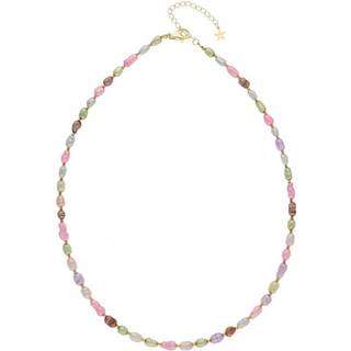 Maddison Halskæde, Gold Plated/Multi, 40+5 cm