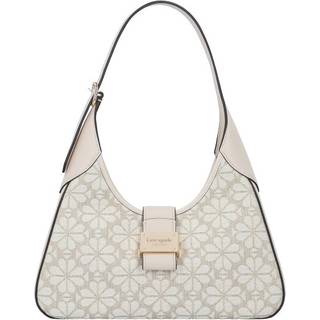 Kate Spade New York Spade Flower Jacquard Skuldertaske natur