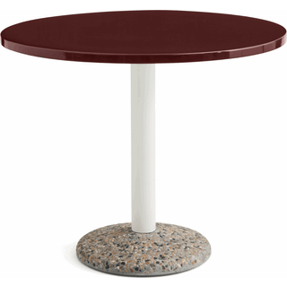 HAY Ceramic Table (Ø90 cm) Spisebord Bordeaux