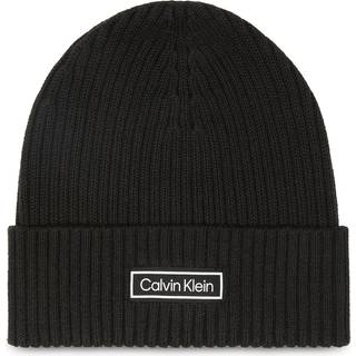 Cotton Cashmere Blend Beanie - Black - One Size