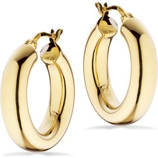 Scrouples øreringe i forgyldt Ø23 mm