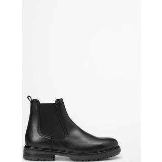Marc O'Polo Herren Schuhe schwarz Glattleder