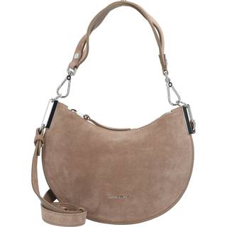 Coccinelle Sunup Suede Skuldertaske taupe