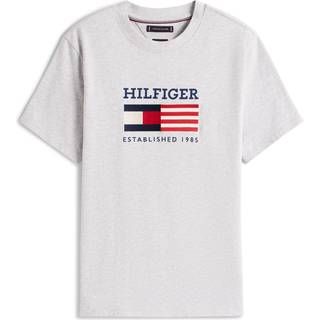 Tommy Hilfiger Monotype Flag T Shirt Grey