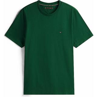 Tommy Hilfiger Tommy Hilfiger Ornamental Green Flag Embroidery Crew Neck T-Shirt